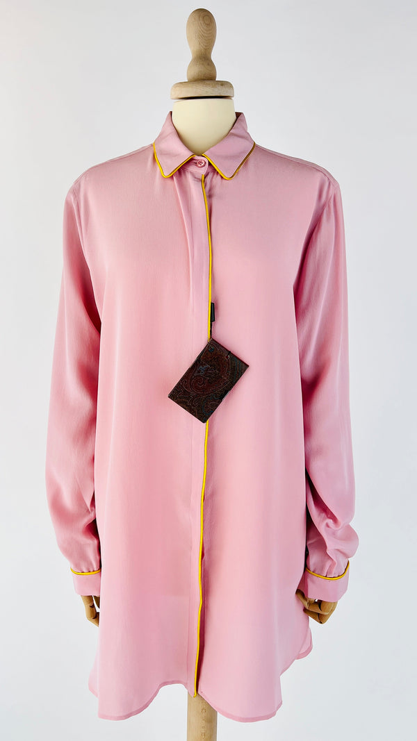 Camicia lunga orlata