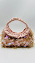 Borsa rosa maxi paillettes