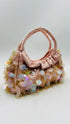 Borsa rosa maxi paillettes