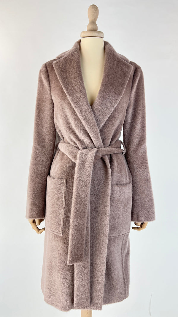 Cappotto aperto con cintura