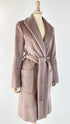 Cappotto aperto con cintura