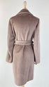 Cappotto aperto con cintura