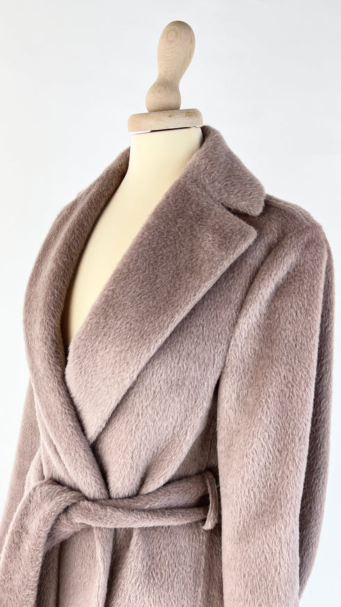 Cappotto aperto con cintura