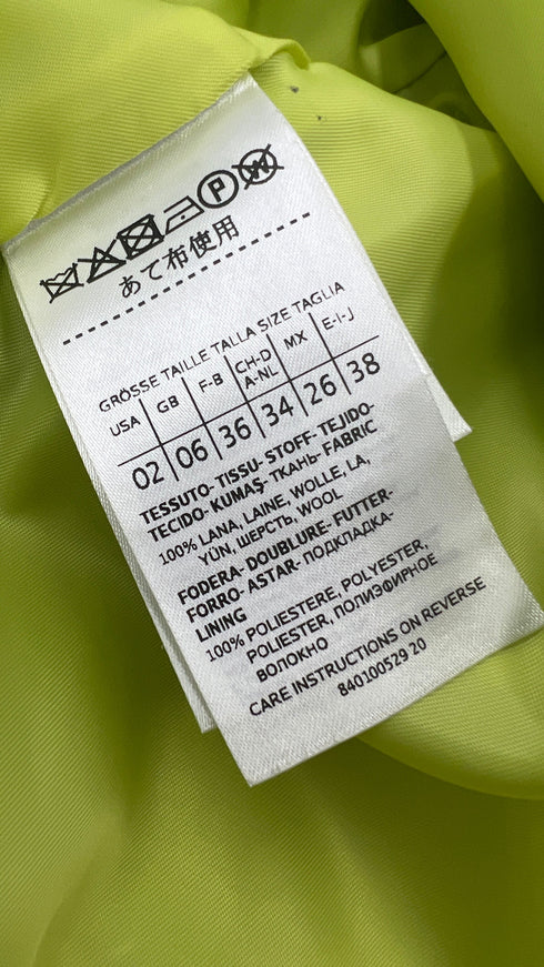 Cappotto corto lime