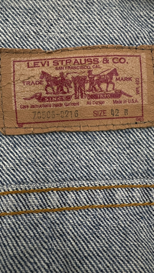 Giacca jeans borchie