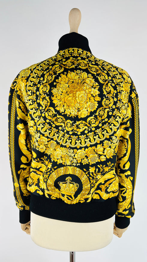 Bomber reversibile ricamo logo