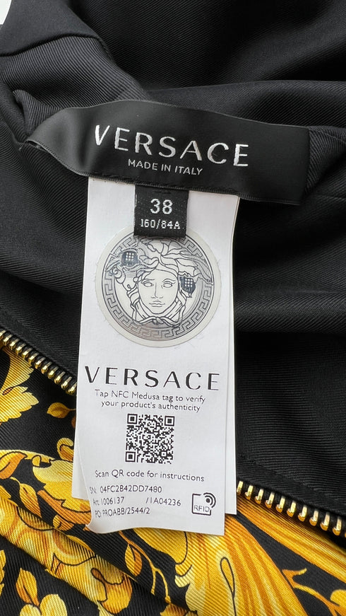 Bomber reversibile ricamo logo