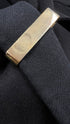 Cappotto con cintura nero