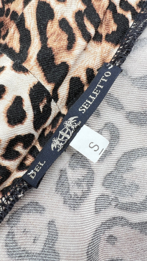 Vestaglia midi animalier