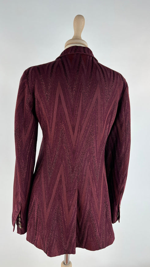 Blazer lurex zig zag