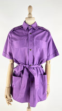 Camicia lunga con cintura Carla Saibene