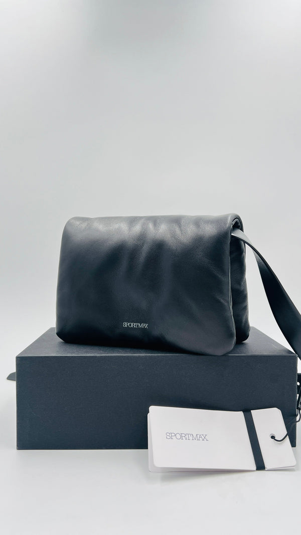Borsa "soffy" nera NWT