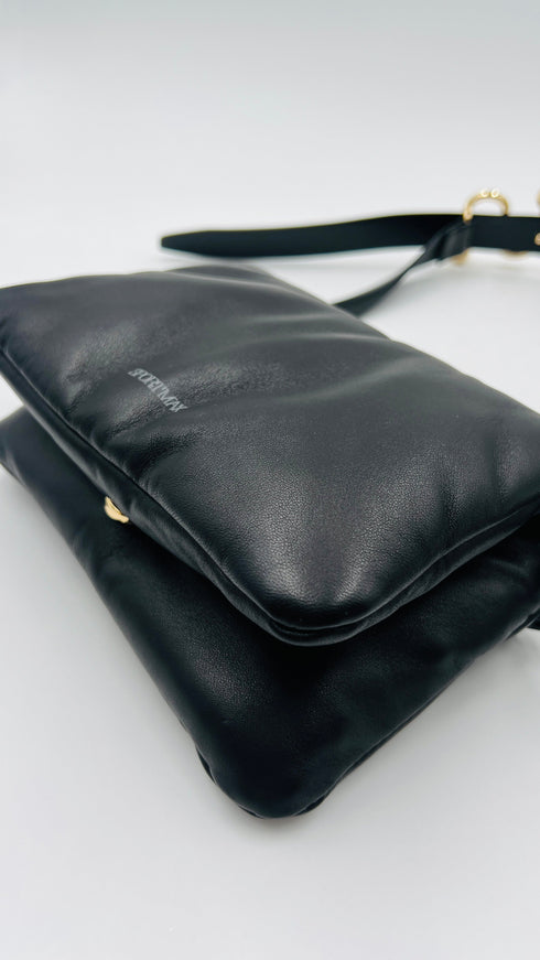 Borsa "soffy" nera NWT