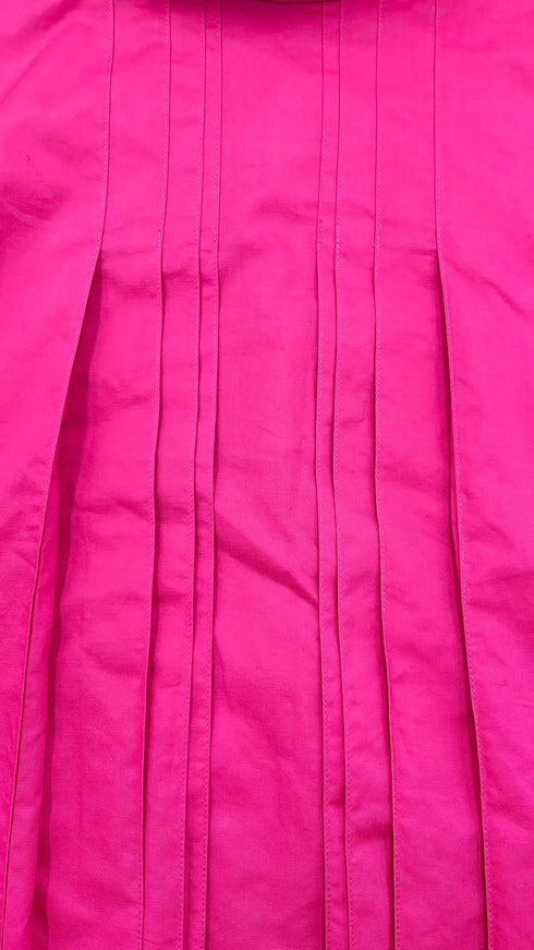 Camicia smanicata plisettata