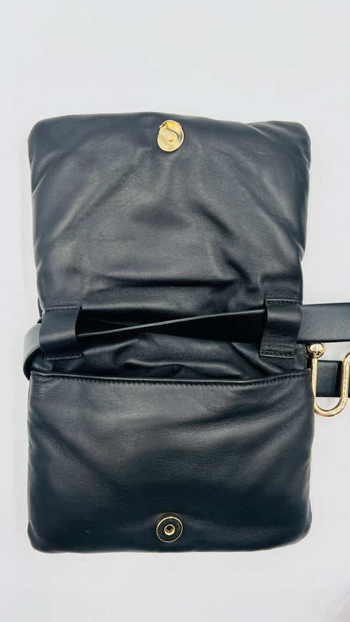 Borsa "soffy" nera NWT