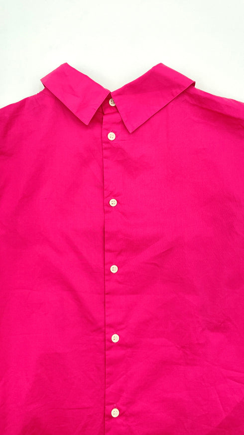 Camicia smanicata plisettata