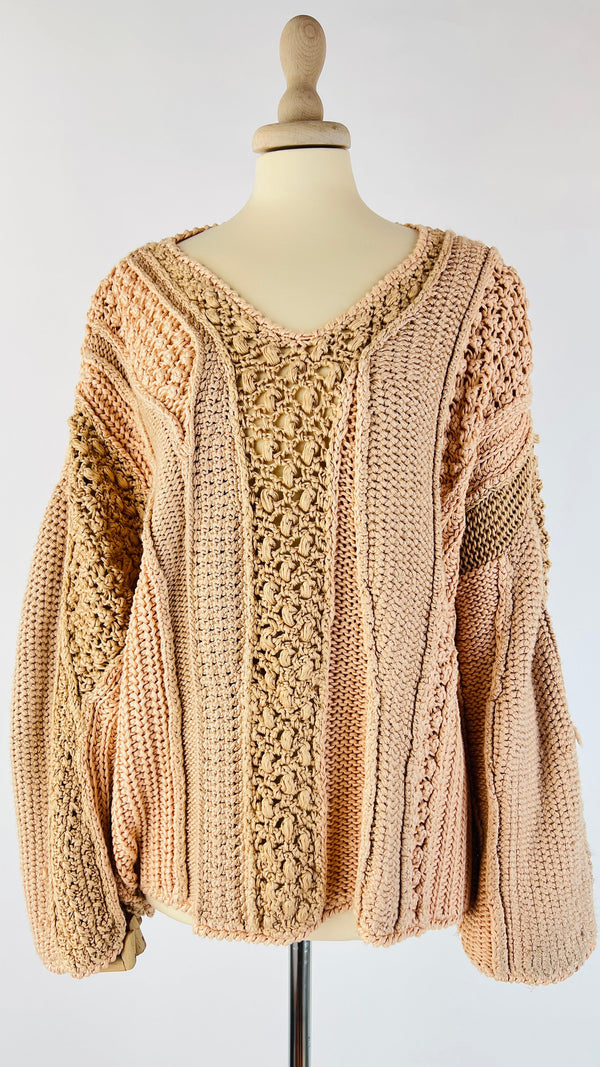 Maglia oversized scollata