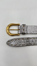 Cintura in pelle laminata DOLCE&GABBANA