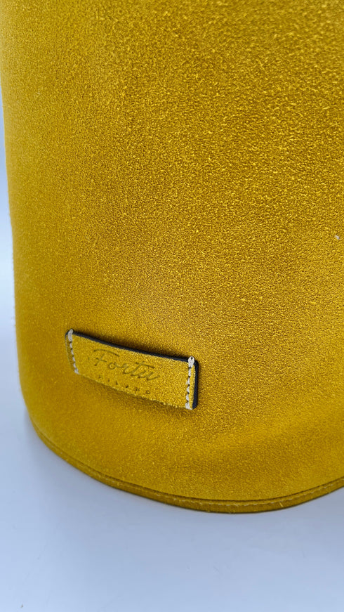 Borsa a secchiello in suede