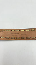 Cintura in pelle laminata DOLCE&GABBANA