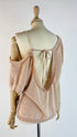 Top retro scollato