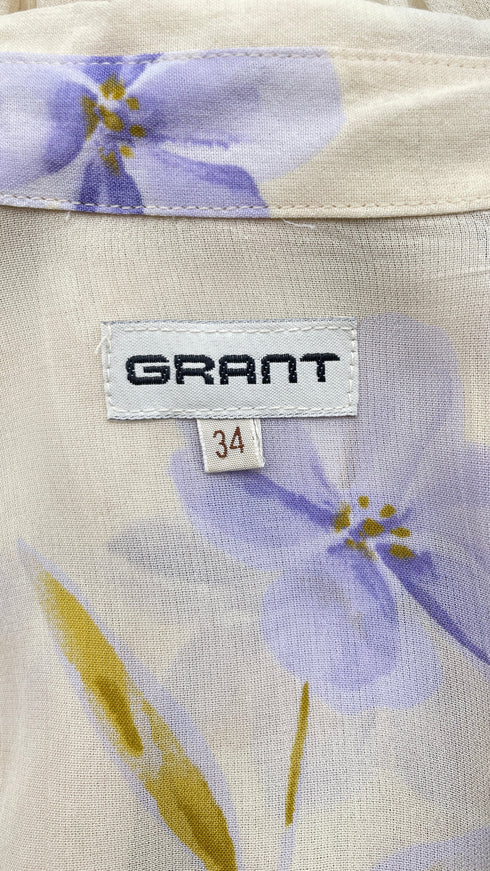 Camicia in viscosa a fiori