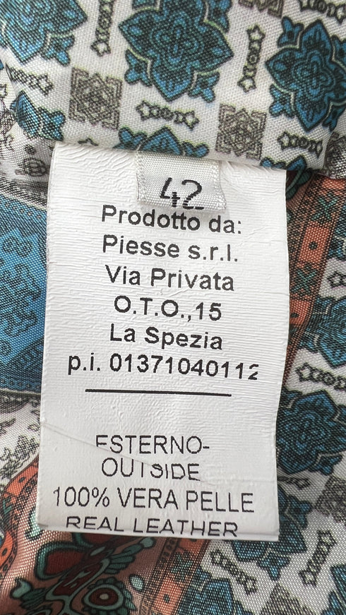 Gilet lungo in pelle