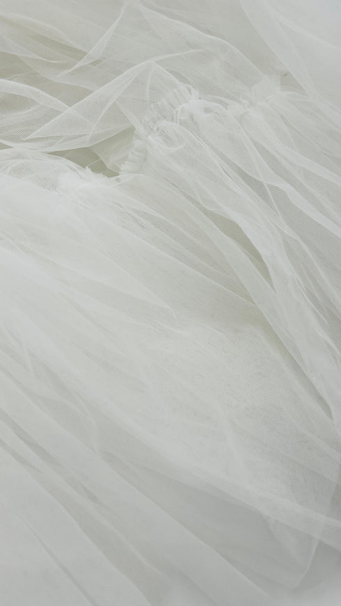 Gonna a balze in organza