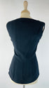 Top smanicato nero