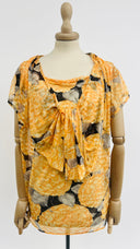 Blusa peonie vintage NIna Ricci
