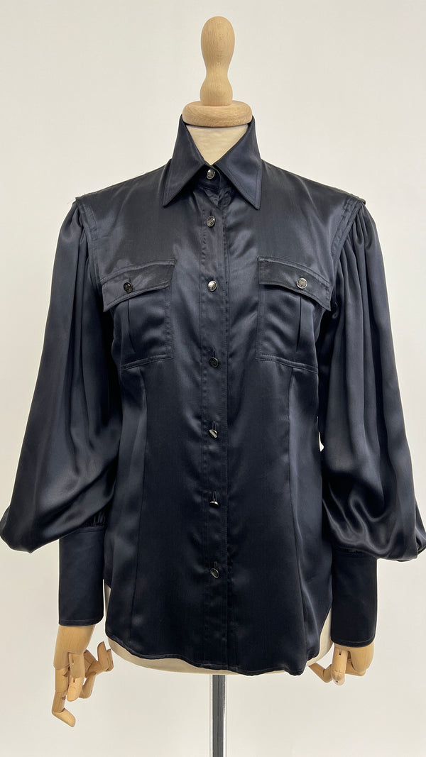 Camicia raso di seta