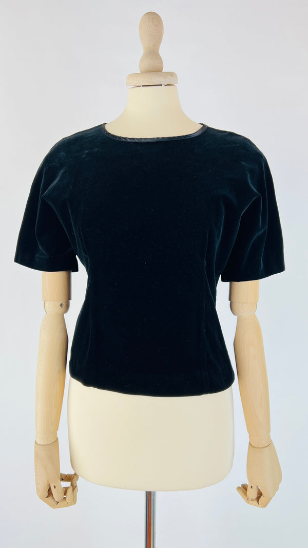 T-shirt corta velluto