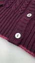Cardigan corto in lana