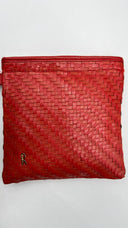 Pochette pelle intrecciata Roberta di Camerino