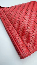 Pochette pelle intrecciata Roberta di Camerino
