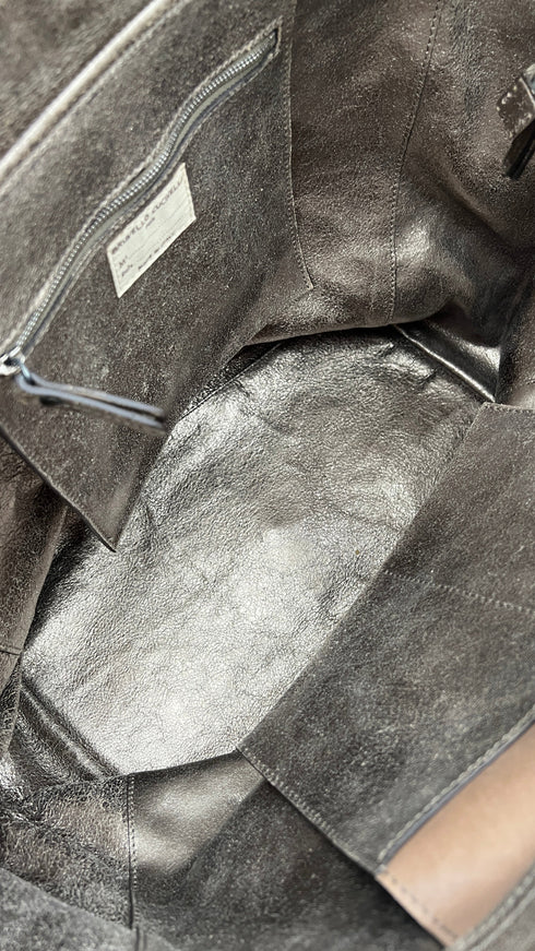 Borsa shopper in pelle