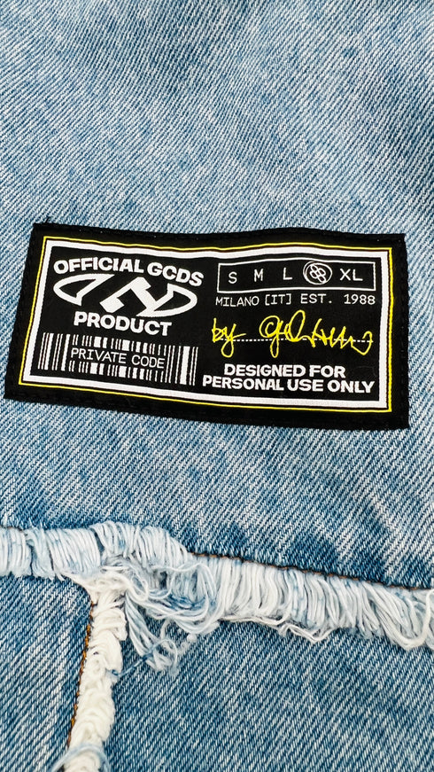Giacca corta in denim