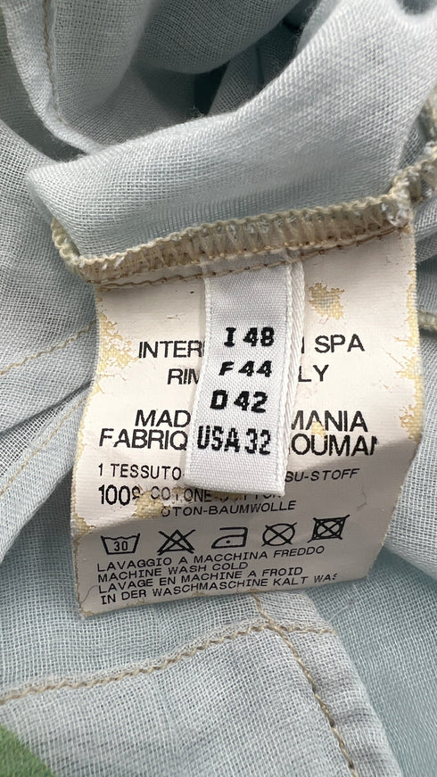 Camicia motivi geometrici in cotone