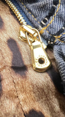 Giacca denim con le balze DOLCE&GABBANA
