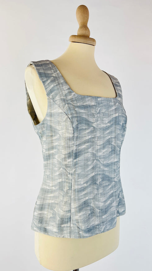Top scollo quadrato