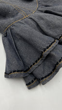 Giacca denim con le balze DOLCE&GABBANA