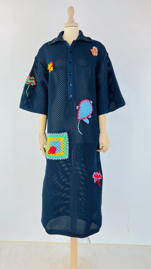 Abito lungo crochet