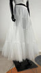 Gonna a balze in organza