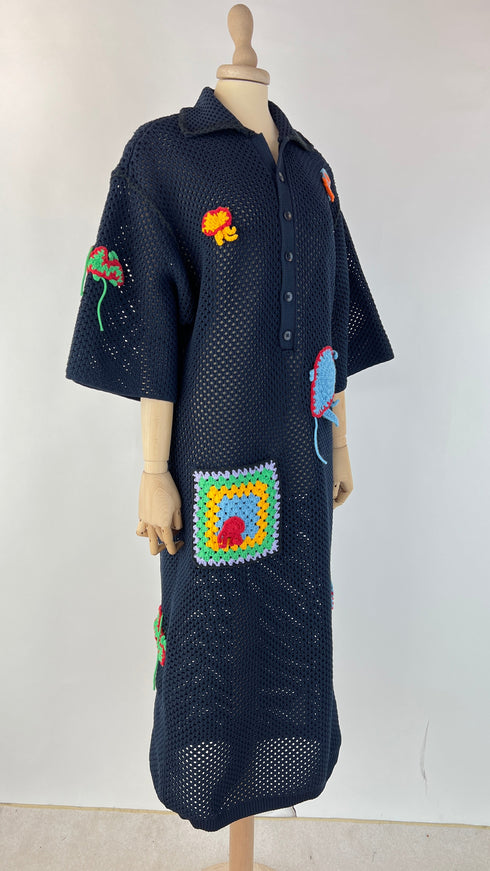 Abito lungo crochet
