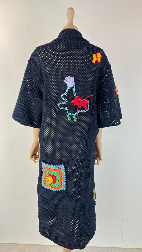 Abito lungo crochet