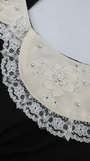Abito midi collo pizzo Alessandra rich