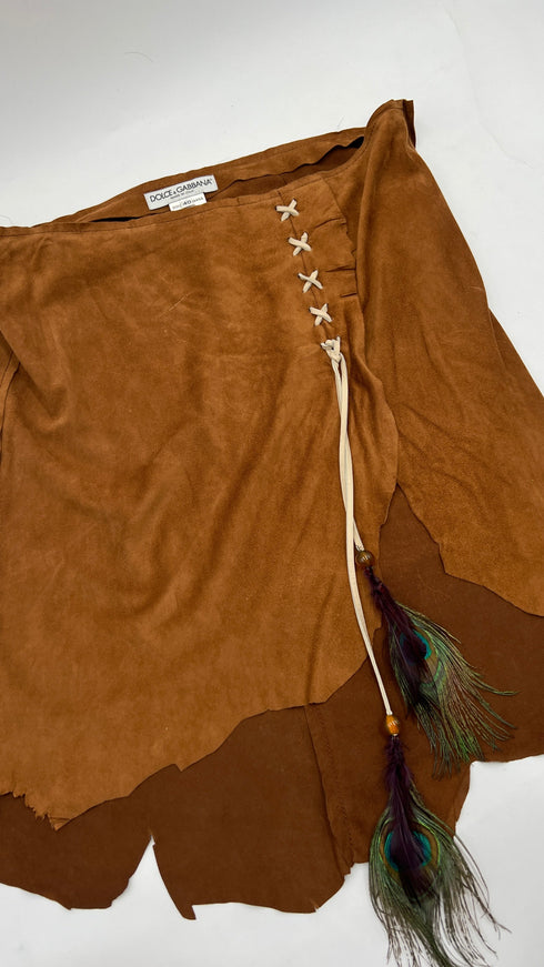 Completo in suede