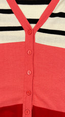 Cardigan motivo righe TèR DE CARACTèRE