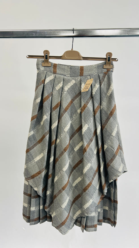 Gonna asimmetrica jacquard