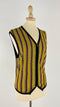 Gilet con zip vintage